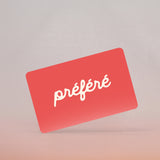 Carte-cadeaux Préféré