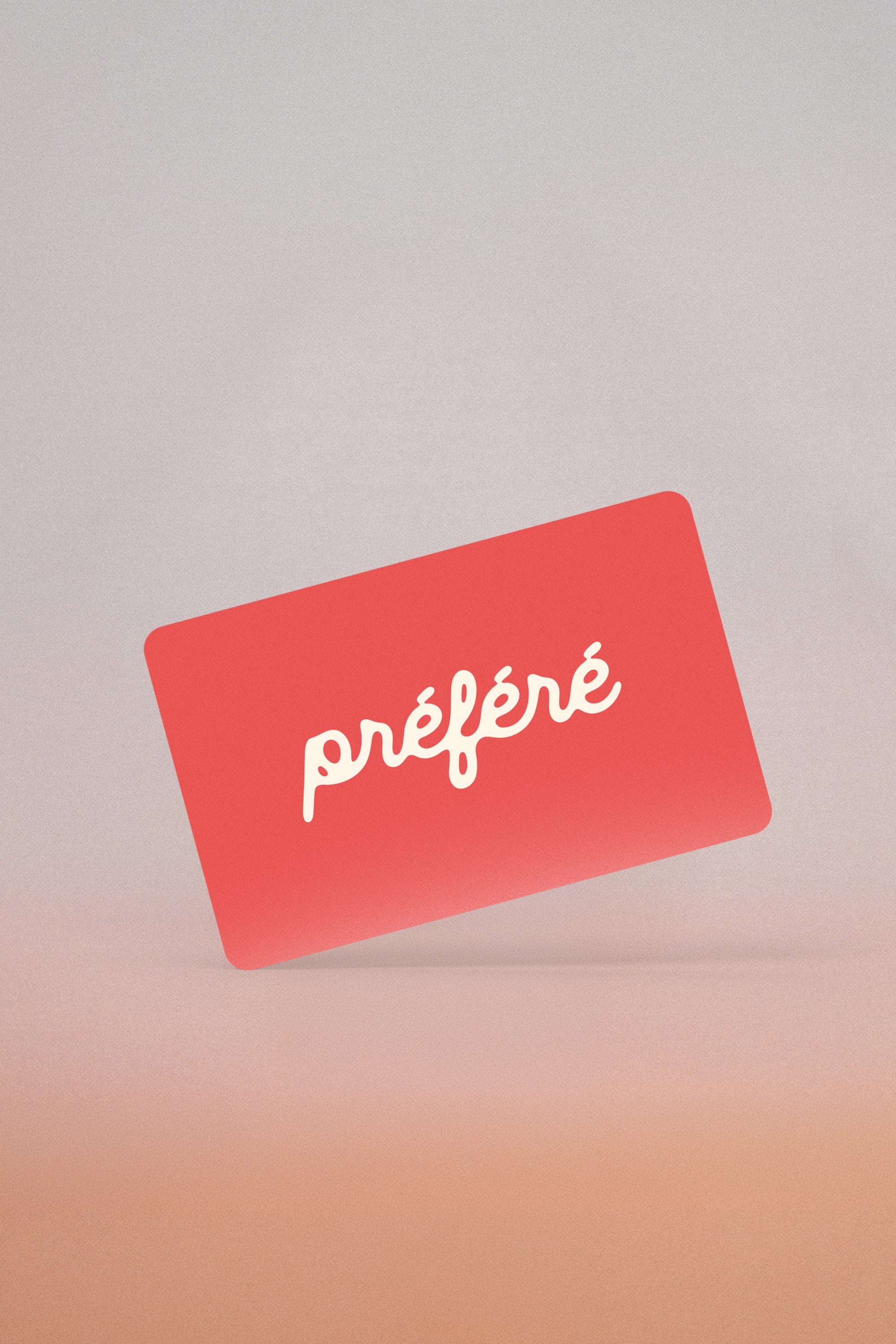 Carte-cadeaux Préféré